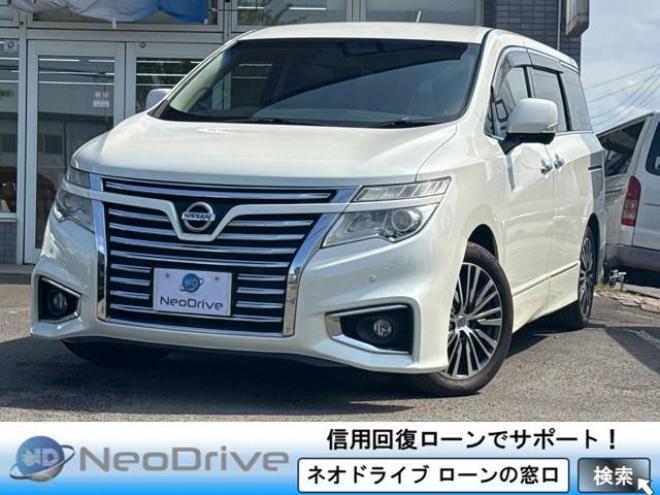 エルグランド2.5 250ハイウェイスター 4WD ローンが不安な方＜優遇ローン＞ 本州仕入　寒冷地仕様　純正ナビTV 4WD 2500 5Dr