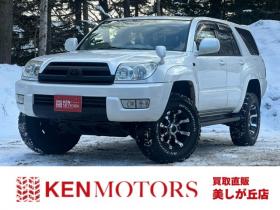 ハイラックスサーフ　2.7 SSR-G 4WD　禁煙車　パワステ　パワーウィンドウ　ETC　社外ナビ　バックカメラ　キーレスエントリー　リフトアップ　エンジンスターター　寒冷地仕様　ABS　エアコン　盗難防止装置　社外アルミホイール 2700