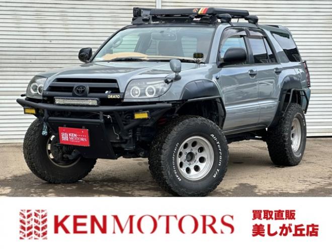 ハイラックスサーフ2.7 SSR-X アメリカンバージョン 4WD　社外ナビ　バックカメラ　リフトアップ　社外アルミ　エアコン　社外ETC　グリルガード　グッドリッチマフラー　LEDライト　全塗装済　パワーウィンドウ　パワステ　キーレス　ダッシュマット　タープ 2700