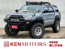 ハイラックスサーフ　2.7 SSR-X アメリカンバージョン 4WD　社外ナビ　バックカメラ　リフトアップ　社外アルミ　エアコン　社外ETC　グリルガード　グッドリッチマフラー　LEDライト　全塗装済　パワーウィンドウ　パワステ　キーレス　ダッシュマット　タープ 2700