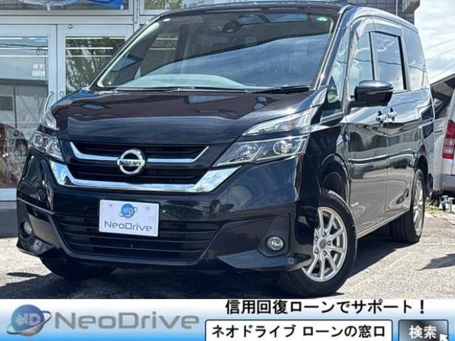 セレナ2.0X VセレクションⅡ 4WD　ローンが不安な方＜優遇ローン＞　本州仕入　寒冷地仕様　 軽減ブレーキ　純正ナビTV 4WD 2000 5Dr
