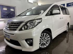 アルファード　２４０Ｓ　本州仕入　禁煙車　純正１８インチＡＷ＋新品夏タイヤ　純正１６ＡＷ＋スタッドレスタイヤ付　両側パワースライドドア　純正ナビ　地デジ　Ｂｌｕｅｔｏｏｔｈオーディオ　バックカメラ　ドライブレコーダー　ＥＴＣ 4WD 2400 5Dr