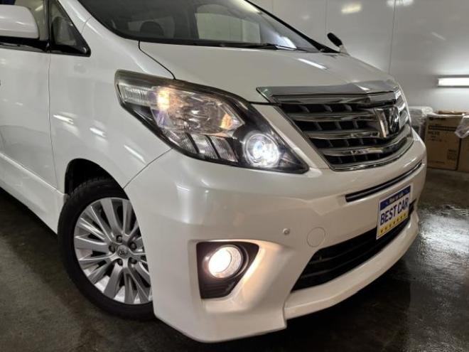 アルファード２４０Ｓ　本州仕入　禁煙車　純正１８インチＡＷ＋新品夏タイヤ　純正１６ＡＷ＋スタッドレスタイヤ付　両側パワースライドドア　純正ナビ　地デジ　Ｂｌｕｅｔｏｏｔｈオーディオ　バックカメラ　ドライブレコーダー　ＥＴＣ 4WD 2400 5Dr