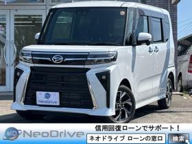 タント　660カスタムX ecoIDLE非装着 4WD　ローンが不安な方＜優遇ローン＞　本州仕入 社外ナビTV　両側パワースライド 4WD 660 5Dr