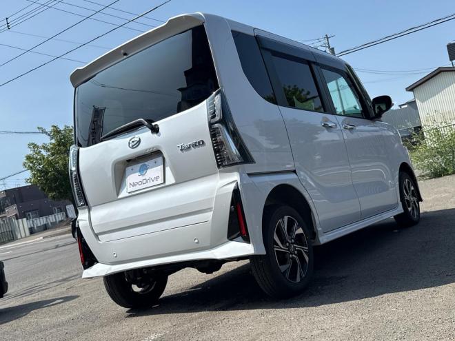 タント660カスタムX ecoIDLE非装着 4WD　ローンが不安な方＜優遇ローン＞　本州仕入 社外ナビTV　両側パワースライド 4WD 660 5Dr