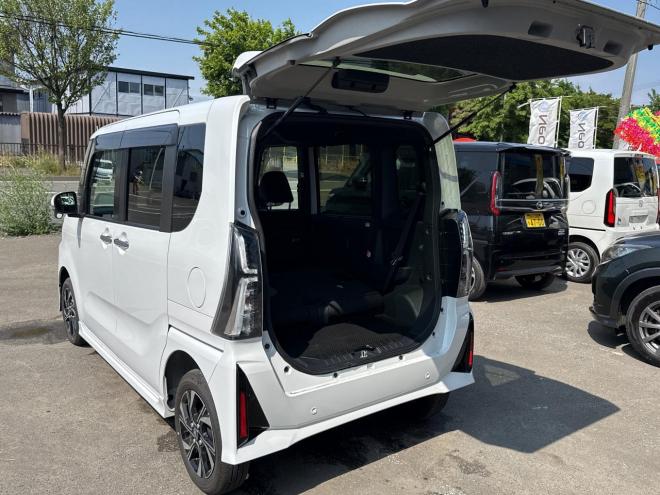 タント660カスタムX ecoIDLE非装着 4WD　ローンが不安な方＜優遇ローン＞　本州仕入 社外ナビTV　両側パワースライド 4WD 660 5Dr