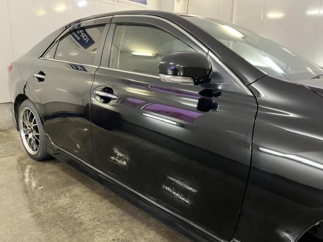 マークX２５０Ｇ　Ｆｏｕｒ　寒冷地仕様　禁煙車　プレシャス１８インチＡＷ＋新品夏タイヤ　社外１６ＡＷ＋スタッドレスタイヤ　純正ナビ　フルセグ地デジ　　ＤＶＤ再生　Ｂｌｕｅｔｏｏｔｈオーディオ　前後ドライブレコーダー　バックカメラ 4WD 2500 4Dr