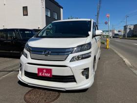 ヴェルファイア　２．４Ｚ　ゴールデンアイズＩＩ　４ＷＤ　後期型　社外２０インチアルミ　社外エアロ　社外ＴＶ付ナビ　後席モニタ　ＥＴＣ　両側パワスラ　１００Ｖ電源　ツインモニタ　オートバックドア（北海道） 4WD 2400 5Dr