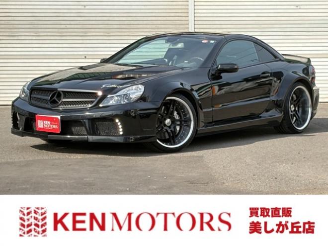 ベンツSLクラス SL55AMG　左ハンドル　AMGエンジン　ワイドボディ仕様　シートヒーター　エアコン　ワークグノーシス　TVナビ　本革シート　社外エアロ　バックカメラ　ETC　キーレスエントリー 正規輸入車 2WD 5500