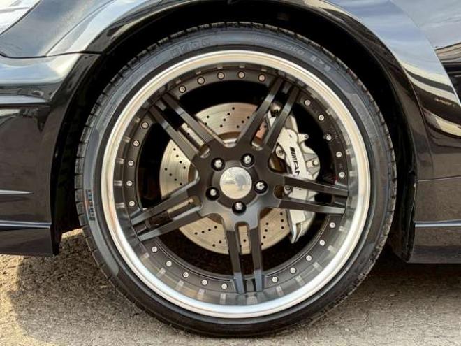 ベンツSLクラス SL55AMG　左ハンドル　AMGエンジン　ワイドボディ仕様　シートヒーター　エアコン　ワークグノーシス　TVナビ　本革シート　社外エアロ　バックカメラ　ETC　キーレスエントリー 正規輸入車 2WD 5500