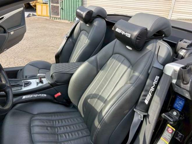 ベンツSLクラス SL55AMG　左ハンドル　AMGエンジン　ワイドボディ仕様　シートヒーター　エアコン　ワークグノーシス　TVナビ　本革シート　社外エアロ　バックカメラ　ETC　キーレスエントリー 正規輸入車 2WD 5500