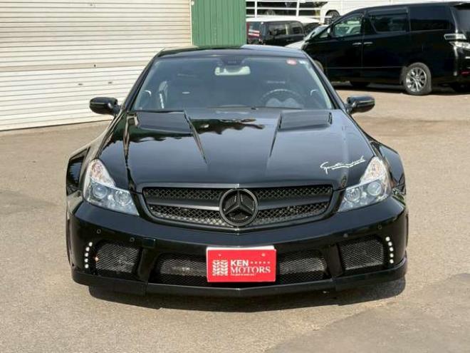 ベンツSLクラス SL55AMG　左ハンドル　AMGエンジン　ワイドボディ仕様　シートヒーター　エアコン　ワークグノーシス　TVナビ　本革シート　社外エアロ　バックカメラ　ETC　キーレスエントリー 正規輸入車 2WD 5500
