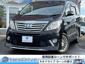 アルファードハイブリッド　ハイブリッド2.4SR 4WD　ローンが不安な方＜優遇ローン＞　本州仕入　モデリスタエアロ 　純正8型ナビTV 4WD 2400 5Dr