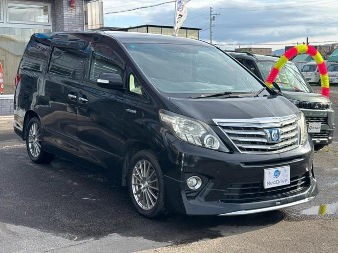 アルファードハイブリッドハイブリッド2.4SR 4WD　ローンが不安な方＜優遇ローン＞　本州仕入　モデリスタエアロ 　純正8型ナビTV 4WD 2400 5Dr