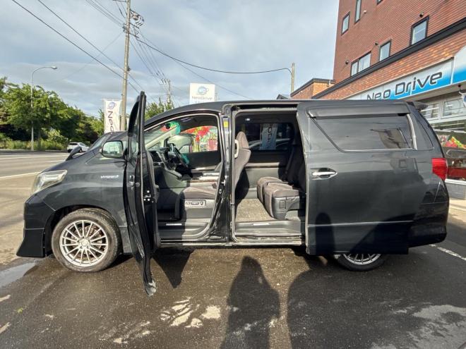 アルファードハイブリッドハイブリッド2.4SR 4WD　ローンが不安な方＜優遇ローン＞　本州仕入　モデリスタエアロ 　純正8型ナビTV 4WD 2400 5Dr