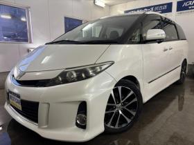エスティマ　アエラス　プレミアムエディション　本州仕入　寒冷地仕様　禁煙車　アルパインビッグＸナビ　Ｂｌｕｅｔｏｏｔｈ　アルパイン製リアフリップダウンモニター　両側パワースライドドア　純正１８インチＡＷ　社外１６ＡＷ＋スタッドレスタイヤ付　ＥＴＣ 4WD 2400 5Dr