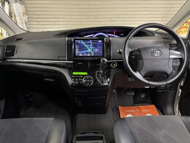 エスティマアエラス　プレミアムエディション　本州仕入　寒冷地仕様　禁煙車　アルパインビッグＸナビ　Ｂｌｕｅｔｏｏｔｈ　アルパイン製リアフリップダウンモニター　両側パワースライドドア　純正１８インチＡＷ　社外１６ＡＷ＋スタッドレスタイヤ付　ＥＴＣ 4WD 2400 5Dr