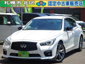 スカイライン　3.5 350GT FOUR ハイブリッド タイプSP　本州車　ハイブリッド機構含保証2年/走行距離無制限　4WD　エスカーズカスタム　メーカーナビ　全方位カメラ　黒本革パワーシート　シートヒーター　前後ドラレコ　19インチアルミホイール　LEDヘッドライト 3500