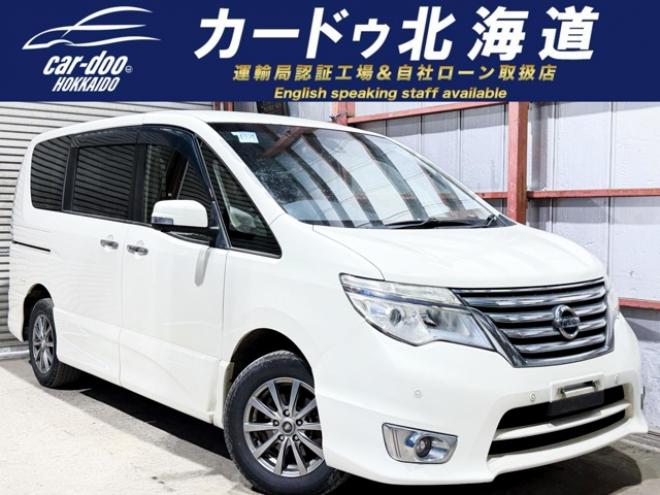 セレナ2.0 ハイウェイスター Vセレクション+Safety アドバンストセーフティ パッケージ 4WD　防錆塗装4WDTVナビBカメETC夏冬タイヤ 2000