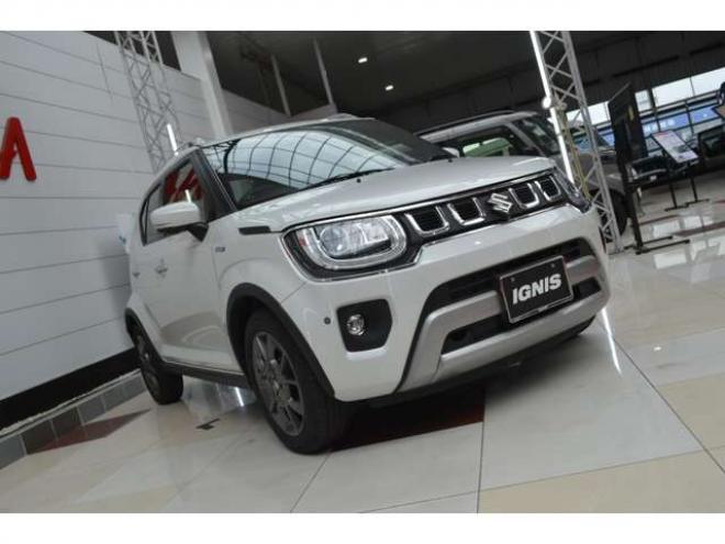 イグニス1.2 ハイブリッド MF 4WD　ワンオーナー車ハイブリッド4WDセーフティサポート搭載デュアルカメラブレーキサポート全方位モニターナビTVバックアイカメラLEDライトリアフォグ横滑り防止装置クルーズコントロールETCドラレコ黒革シート 1200