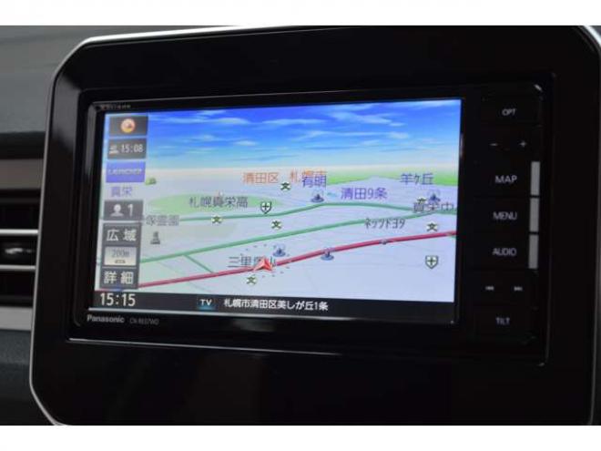 イグニス1.2 ハイブリッド MF 4WD　ワンオーナー車ハイブリッド4WDセーフティサポート搭載デュアルカメラブレーキサポート全方位モニターナビTVバックアイカメラLEDライトリアフォグ横滑り防止装置クルーズコントロールETCドラレコ黒革シート 1200