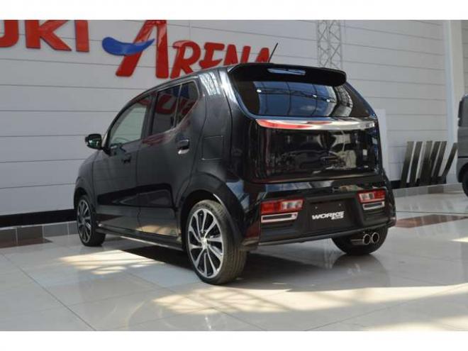 アルトワークス 660 4WD　5速マニュアル4WDターボRECAROシート横滑り防止装置ディスチャージヘッドライト社外16インチアルミスポーツマフラー7インチワイドナビTV 660
