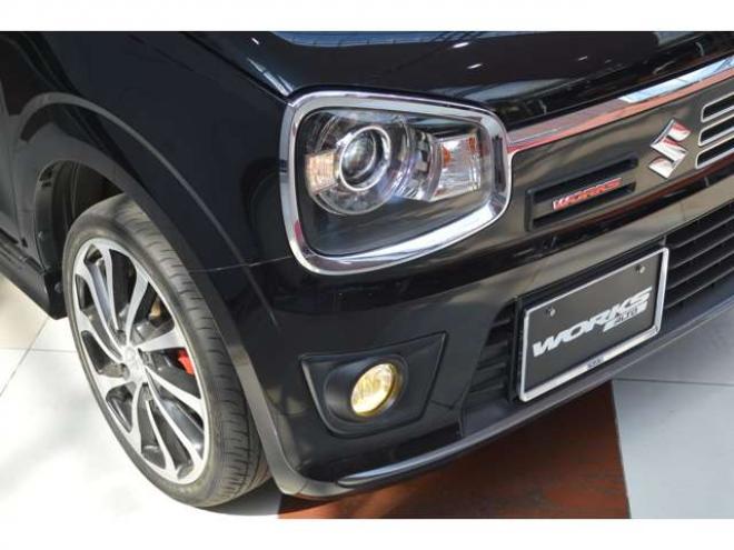 アルトワークス 660 4WD　5速マニュアル4WDターボRECAROシート横滑り防止装置ディスチャージヘッドライト社外16インチアルミスポーツマフラー7インチワイドナビTV 660