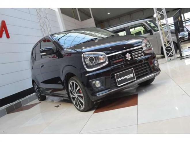 アルトワークス 660 4WD　5速マニュアル4WDターボRECAROシート横滑り防止装置ディスチャージヘッドライト社外16インチアルミスポーツマフラー7インチワイドナビTV 660