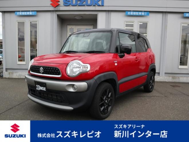 クロスビー1.0 ハイブリッド MX スズキ セーフティ サポートパッケージ装着車 4WD　CDプレイヤー　シートヒーター　アイドリングストップ　パーキングセンサー　デュアルセンサーブレーキサポート　ヒルディセントコントロール 1000