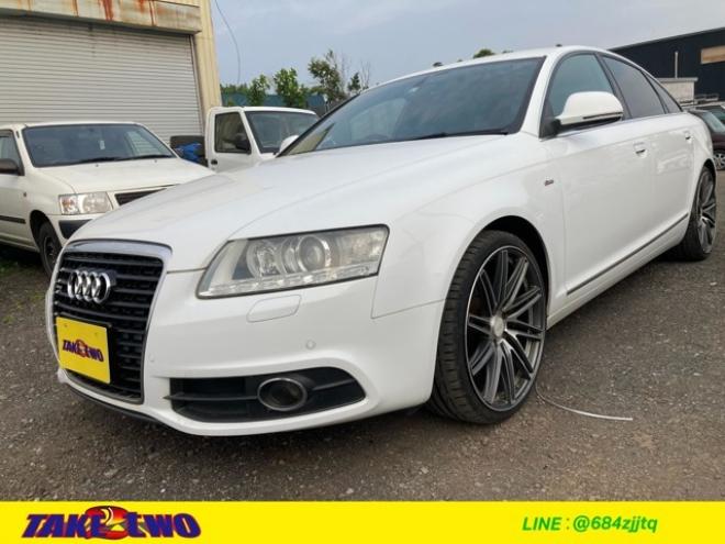 アウディA6 3.0 TFSI クワトロ Sライン 4WD　スマートキー　ナビ・TV ETC 盗難防止システム 革シート オートクルーズコントロール 正規輸入車 3000