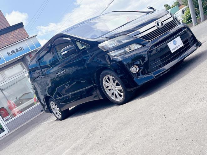 ヴェルファイア2.4Zゴールデンアイズ 4WD ローンが不安な方＜優遇ローン＞ 社外SDナビ　両側パワースライド　電動リアゲート 4WD 2400 5Dr