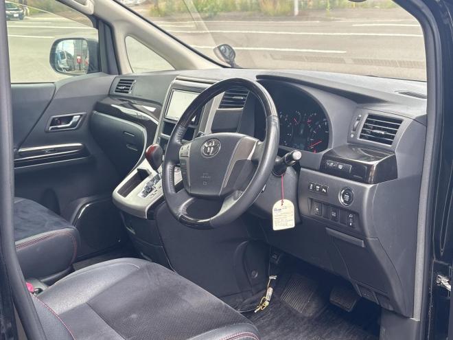 ヴェルファイア2.4Zゴールデンアイズ 4WD ローンが不安な方＜優遇ローン＞ 社外SDナビ　両側パワースライド　電動リアゲート 4WD 2400 5Dr