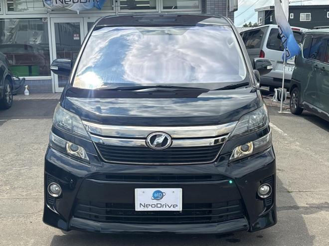 ヴェルファイア2.4Zゴールデンアイズ 4WD ローンが不安な方＜優遇ローン＞ 社外SDナビ　両側パワースライド　電動リアゲート 4WD 2400 5Dr