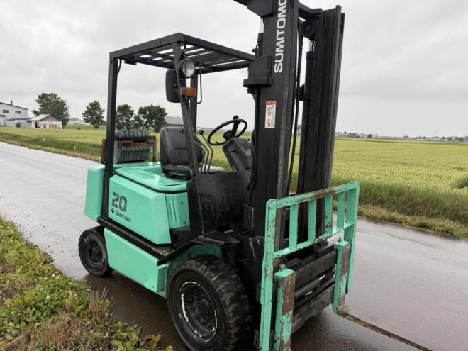 フォークリフト住友 11-FD20 2トンディーゼル サイドシフト 増しウエイト付き