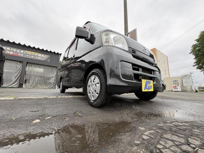 ハイゼットHIJET CARGO 4WD CRUSE TURBO寒冷地仕様　リアヒーター　地デジナビ　TURBO　バイザー　キーレス　ABS　　全磨き済　エンジンオイル交換　ATF交換 4WD 660 5Dr