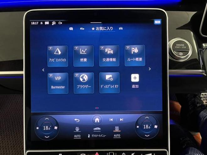 ベンツＳ５００ロング　４マチック　ＡＭＧライン　ショーファーＰＫＧ　マイバッハグリル　リアエンターテイメント　ＡＭＧ２１インチＡＷ　ブラックレザーシート　電動サンルーフ　１２．８インチ有機ＥＬディスプレイ　ヘッドアップディスプレイ　ドラレコ 4WD 3000 4Dr