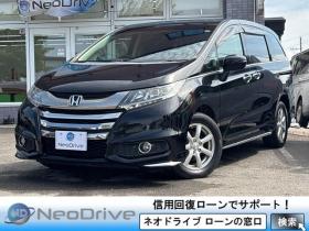 オデッセイ　2.4アブソルート 4WD　ローンが不安な方＜優遇ローン＞　本州仕入　純正ナビ　左側パワースライド 4WD 2400 5Dr
