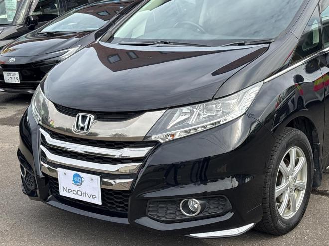 オデッセイ2.4アブソルート 4WD　ローンが不安な方＜優遇ローン＞　本州仕入　純正ナビ　左側パワースライド 4WD 2400 5Dr