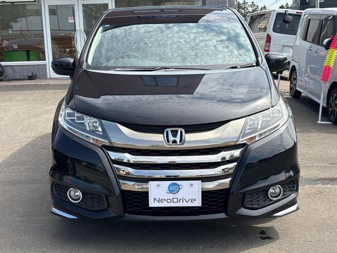 オデッセイ2.4アブソルート 4WD　ローンが不安な方＜優遇ローン＞　本州仕入　純正ナビ　左側パワースライド 4WD 2400 5Dr