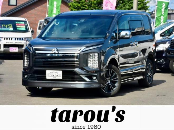 デリカD:5　４WD　アーバンギア　本州仕入　１０インチ純正ナビ　両側パワースライドドア　純正エンスタ　防錆アンダーコート付　ブリジストンスタッドレスタイヤ付