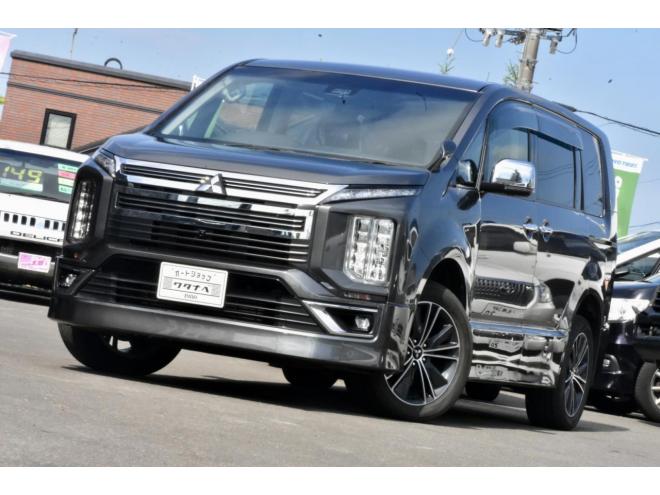 デリカD:5　４WD　アーバンギア　本州仕入　１０インチ純正ナビ　両側パワースライドドア　純正エンスタ　防錆アンダーコート付　ブリジストンスタッドレスタイヤ付