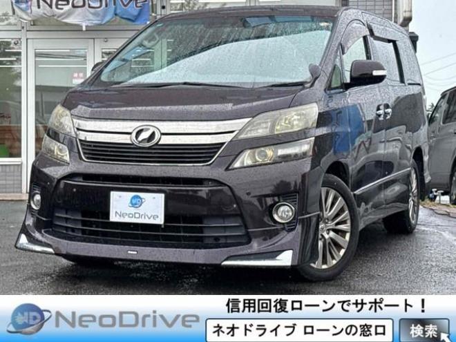 ヴェルファイア3.5ZゴールデンアイズⅡ 4WD　ローンが不安な方＜優遇ローン＞　本州仕入　モデリスタエアロ　社外ナビTV　後席モニター 4WD 3500 5Dr