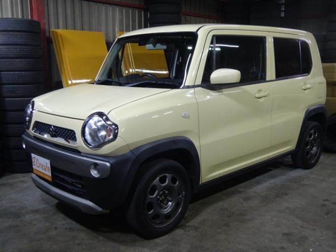 ハスラーG 4WD　本州仕入・修復歴なし・後期型・ナビ・TV・B/T・Bカメラ・レーダーブレーキサポート・シートヒーター・スマートキー・プッシュスタート・ライトレベライザー・オートエアコン・ 660