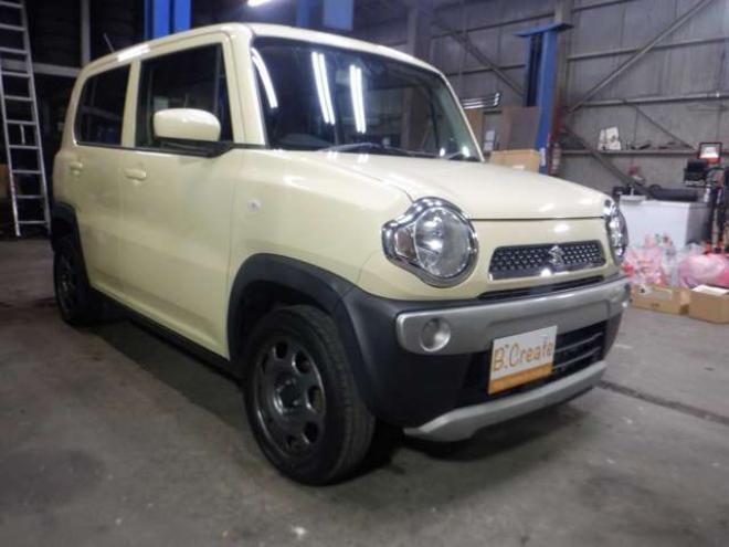 ハスラーG 4WD　本州仕入・修復歴なし・後期型・ナビ・TV・B/T・Bカメラ・レーダーブレーキサポート・シートヒーター・スマートキー・プッシュスタート・ライトレベライザー・オートエアコン・ 660