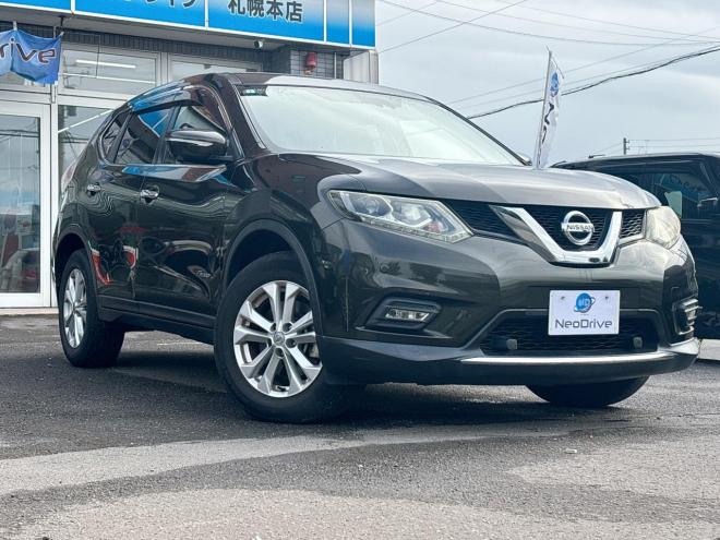 エクストレイル2.0 20XハイブリッドEブレーキPKG 4WD　ローンが不安な方＜優遇ローン＞本州仕入 寒冷地仕様 　純正ナビ　フルセグ 4WD 2000 5Dr