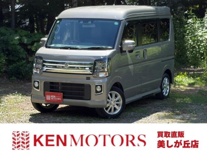 エブリイワゴン PZターボスペシャル 4WD　ディスプレイモニター　バックカメラ　両側パワスラ　エンジンスターターブレーキサポート　スペアキー 660