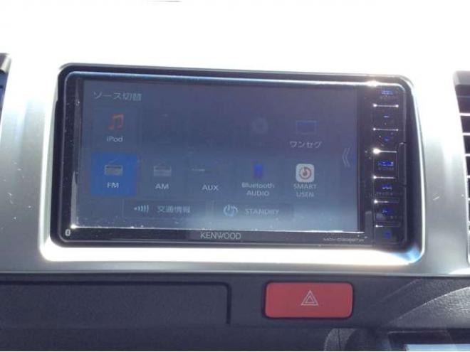 ハイエースバン2.8 スーパーGL ロング ディーゼルターボ 4WD　寒冷地仕様　リアクーラー&リアヒーター　プッシュスタート　スマートキー　ステアリングスイッチ　ベッドキッド　LEDヘッドライト　ドライブレコーダー　メモリナビ　ワンセグTV　Bカメラ　電動格納ミラー 2800