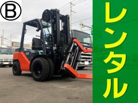 フォークリフト　【レンタル機】トヨタ　8FD30　トリプル回転リフト　建機