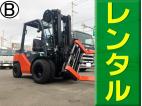 フォークリフト 【レンタル機】トヨタ　8FD30　トリプル回転リフト　建機