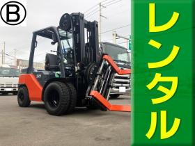 フォークリフト　【レンタル機】トヨタ　8FD30　トリプル回転リフト　建機